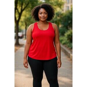 Hot Pink Workout Gym Tank Women’s Plus 20W 2X